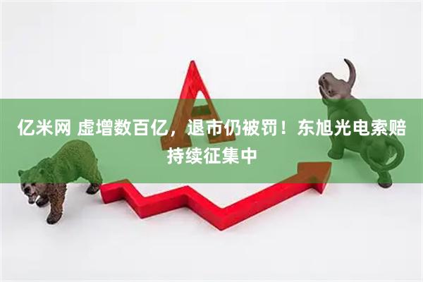 亿米网 虚增数百亿，退市仍被罚！东旭光电索赔持续征集中